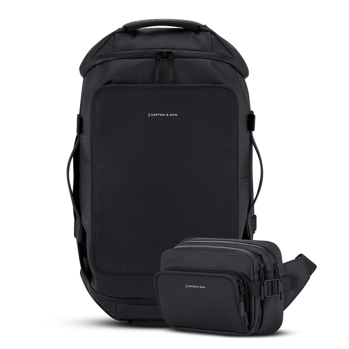 Kpten & Son Travel Set Lisbon All Black